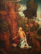 unknow artist The Penitent St Jerome in a landscape Spain oil painting artist